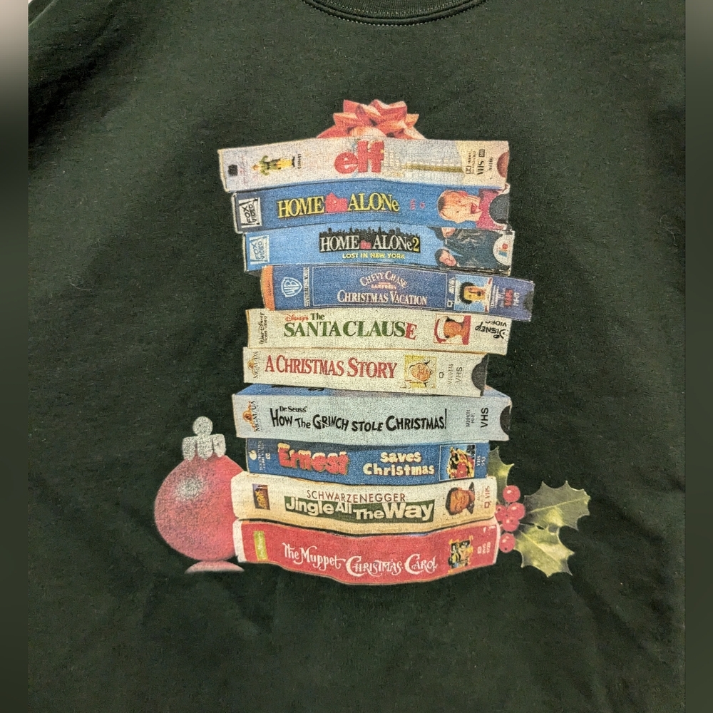 Vintage Christmas Holiday Cozy Green Sweatshirt Size 3XL - Picture 2 of 5